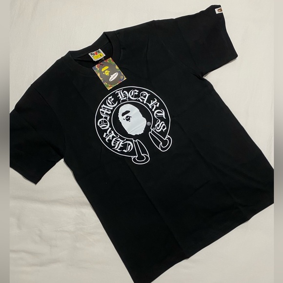 Bape x Chrome heart Tee - Picture 1 of 4